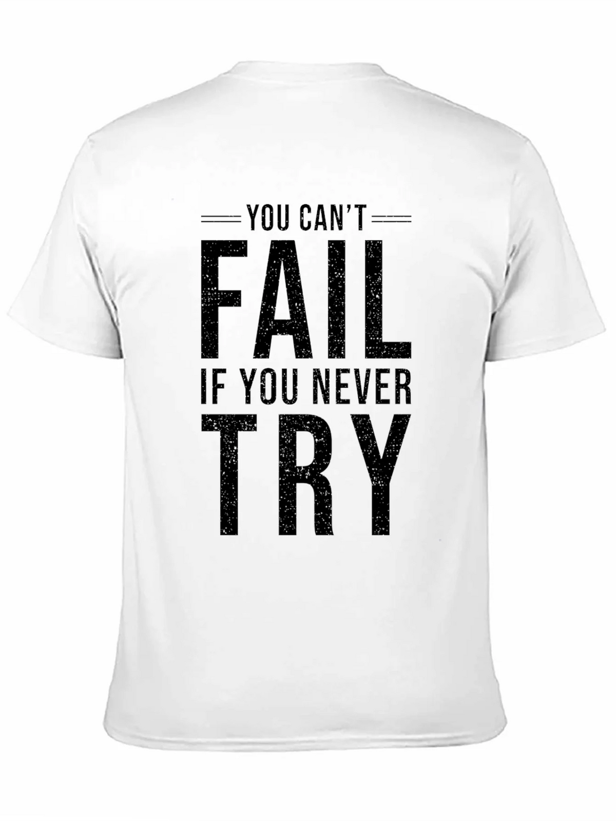Inspirational You Cant Fail Graphic Tee product image 10