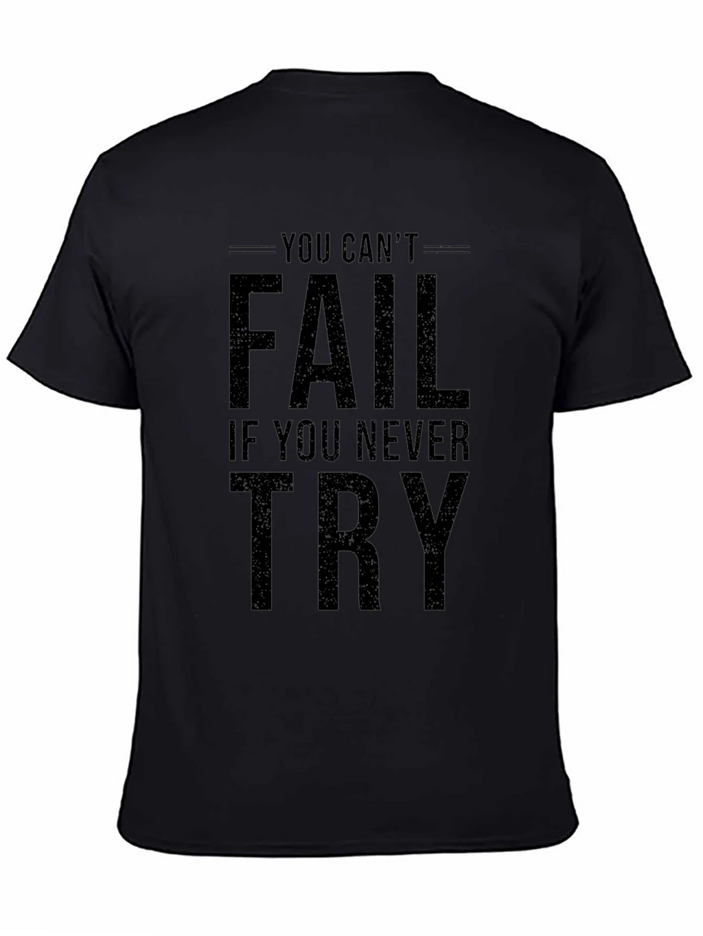 Inspirational You Cant Fail Graphic Tee product image 4