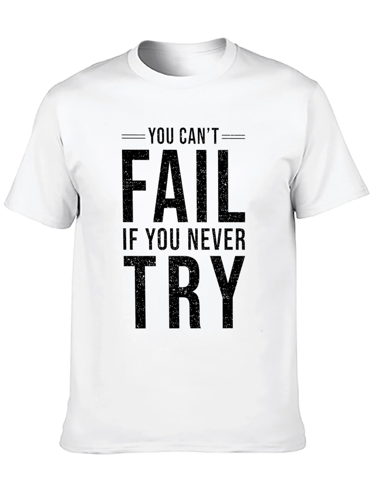 Inspirational You Cant Fail Graphic Tee product image 9
