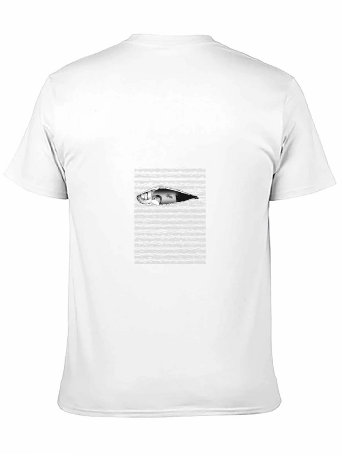Edgy Black T-Shirt with Eye Graphic product image 10