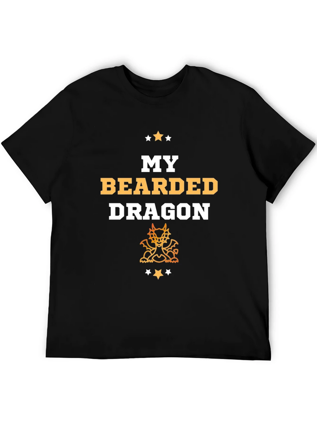 My Bearded Dragon T-Shirt Black Graphic Tee product image 5