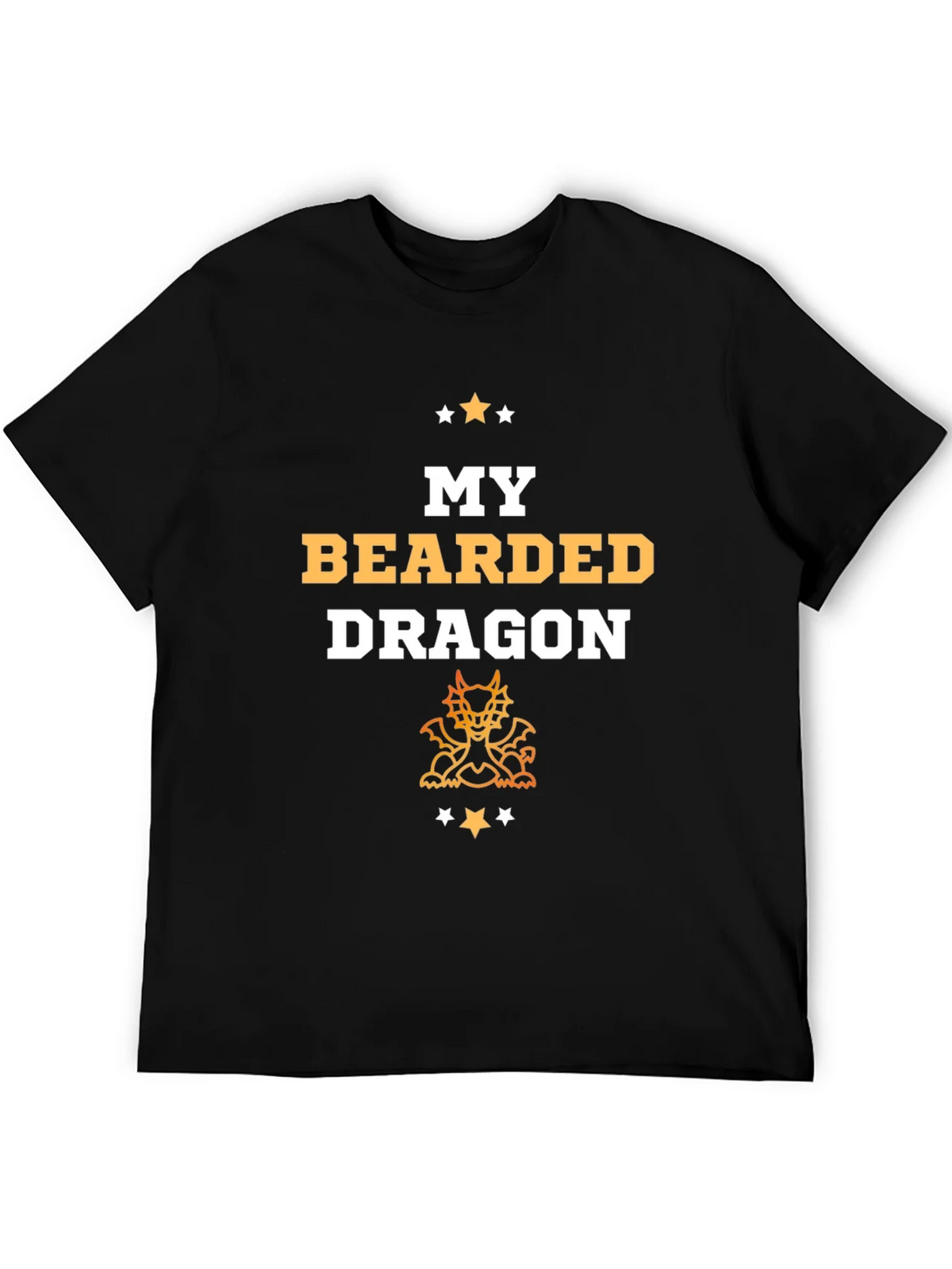 My Bearded Dragon T-Shirt Black Graphic Tee product image 5