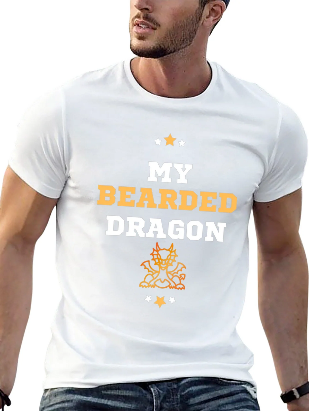 My Bearded Dragon T-Shirt Black Graphic Tee product image 12