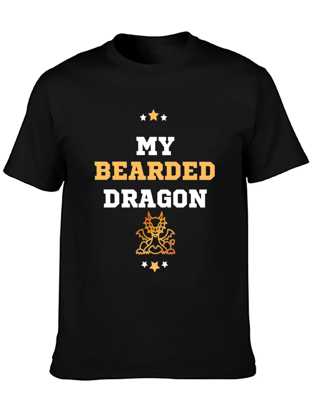 My Bearded Dragon T-Shirt Black Graphic Tee product image 3