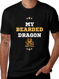 My Bearded Dragon T-Shirt Black Graphic Tee product image 1