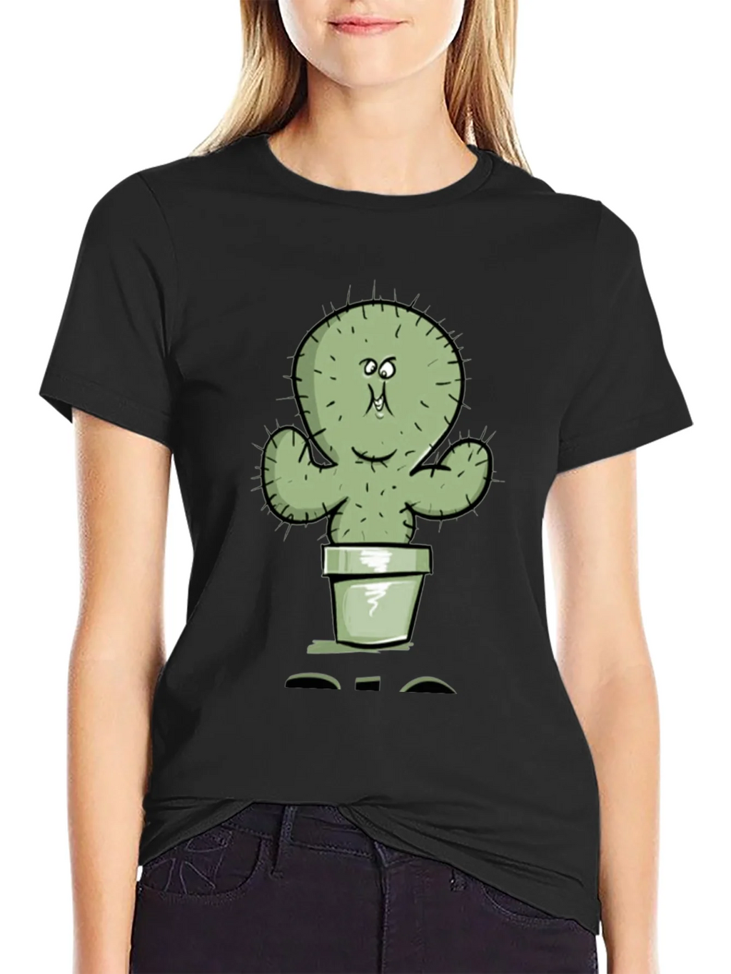 Funny Cartoon Cactus T-Shirt product image 2