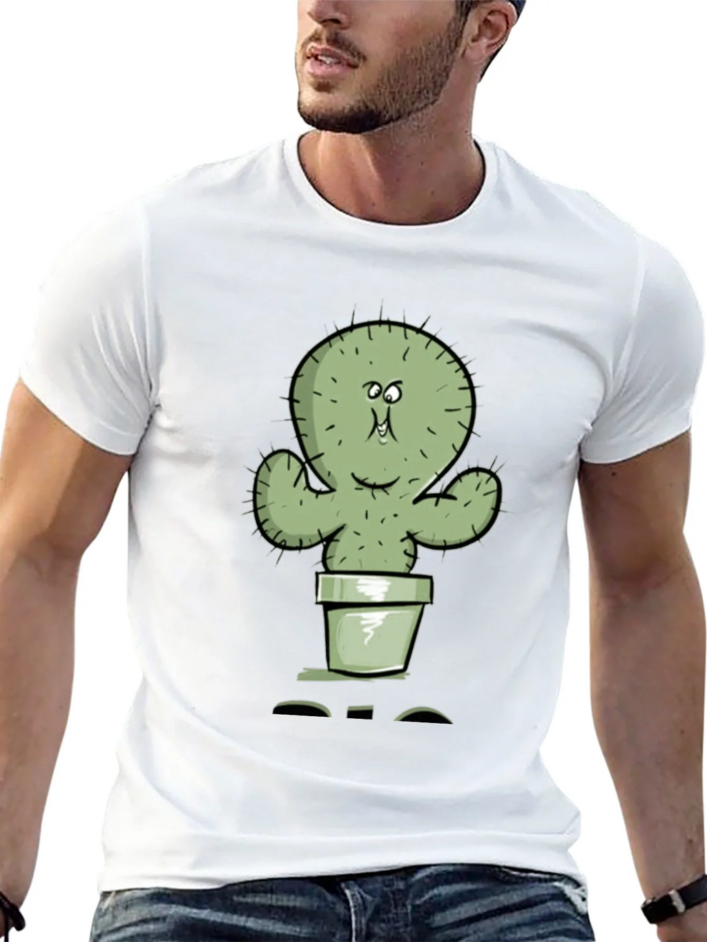 Funny Cartoon Cactus T-Shirt product image 12