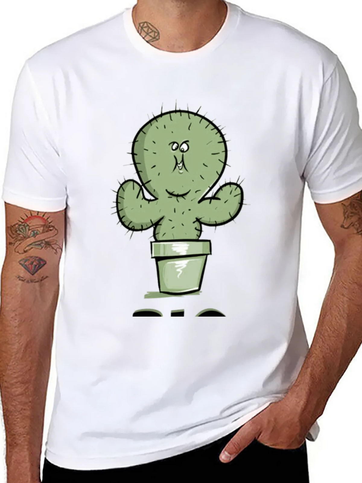 Funny Cartoon Cactus T-Shirt product image 7
