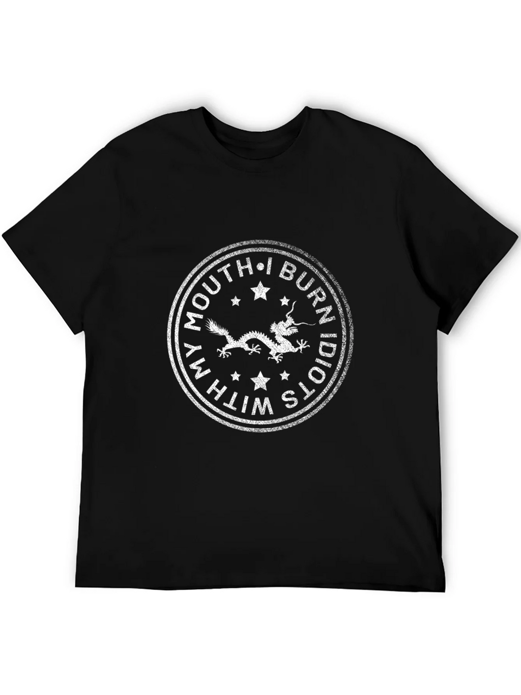 Dragon Graphic Tee - Burn Idiots With My Mouth product image 5