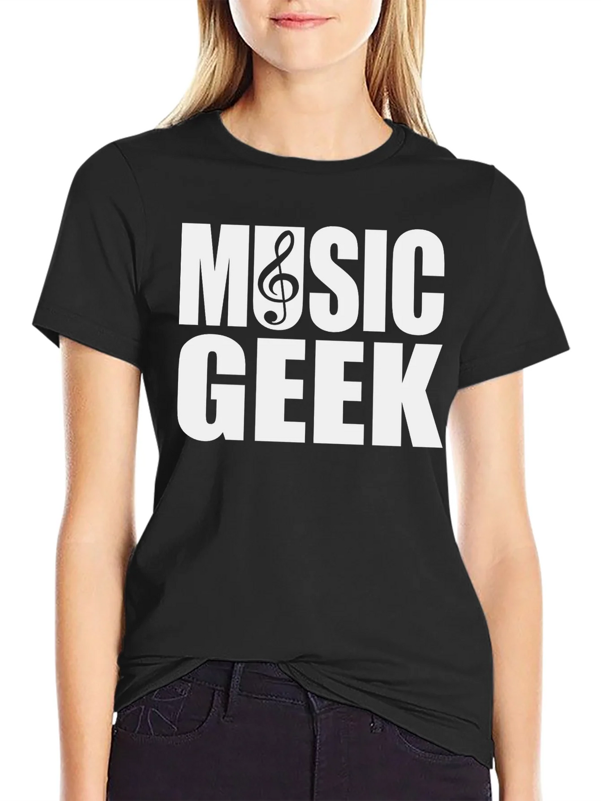 Music Geek T-Shirt - Black Cotton Tee product image 2