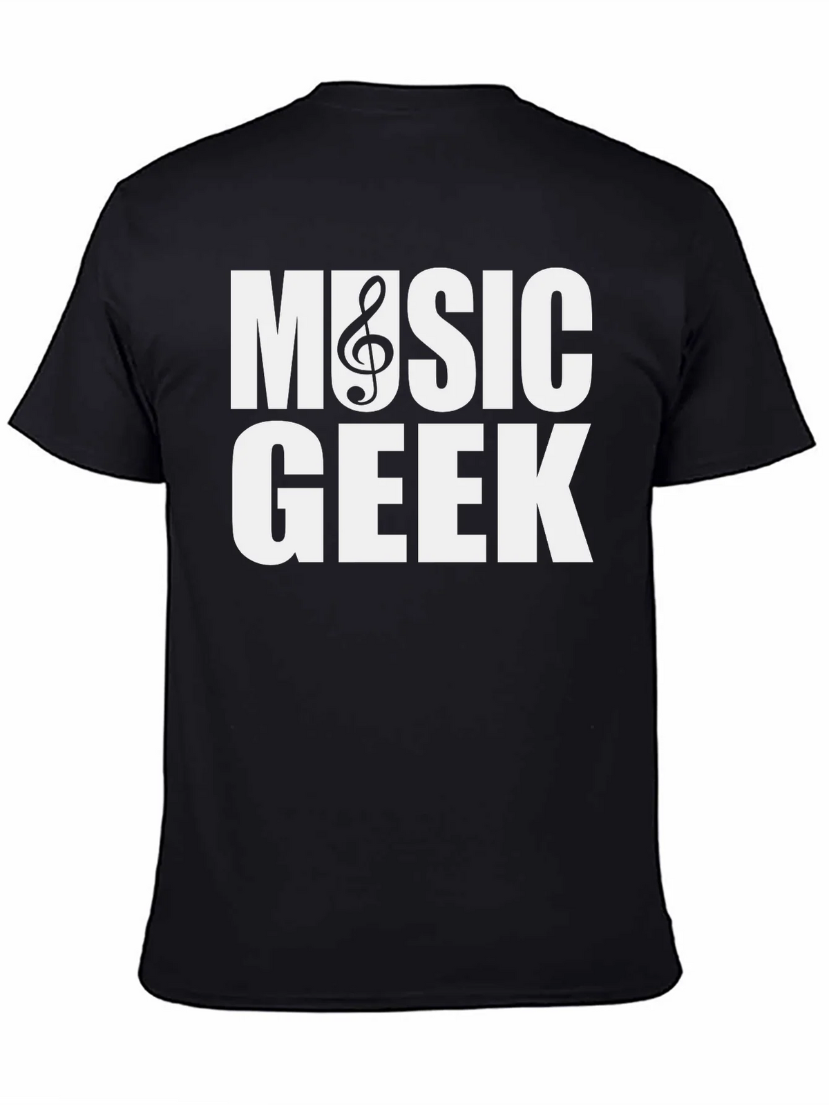 Music Geek T-Shirt - Black Cotton Tee product image 4