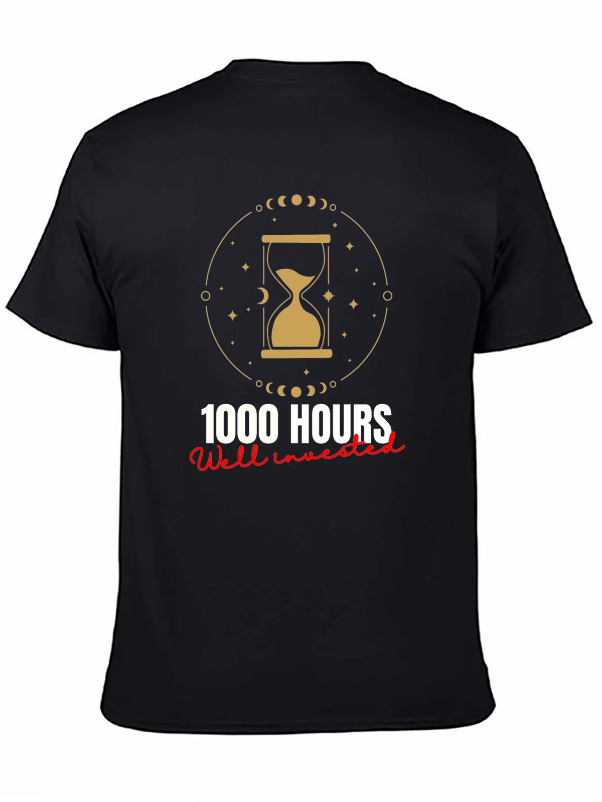 1000 Hours Well Invested Graphic Tee - Black product image 4