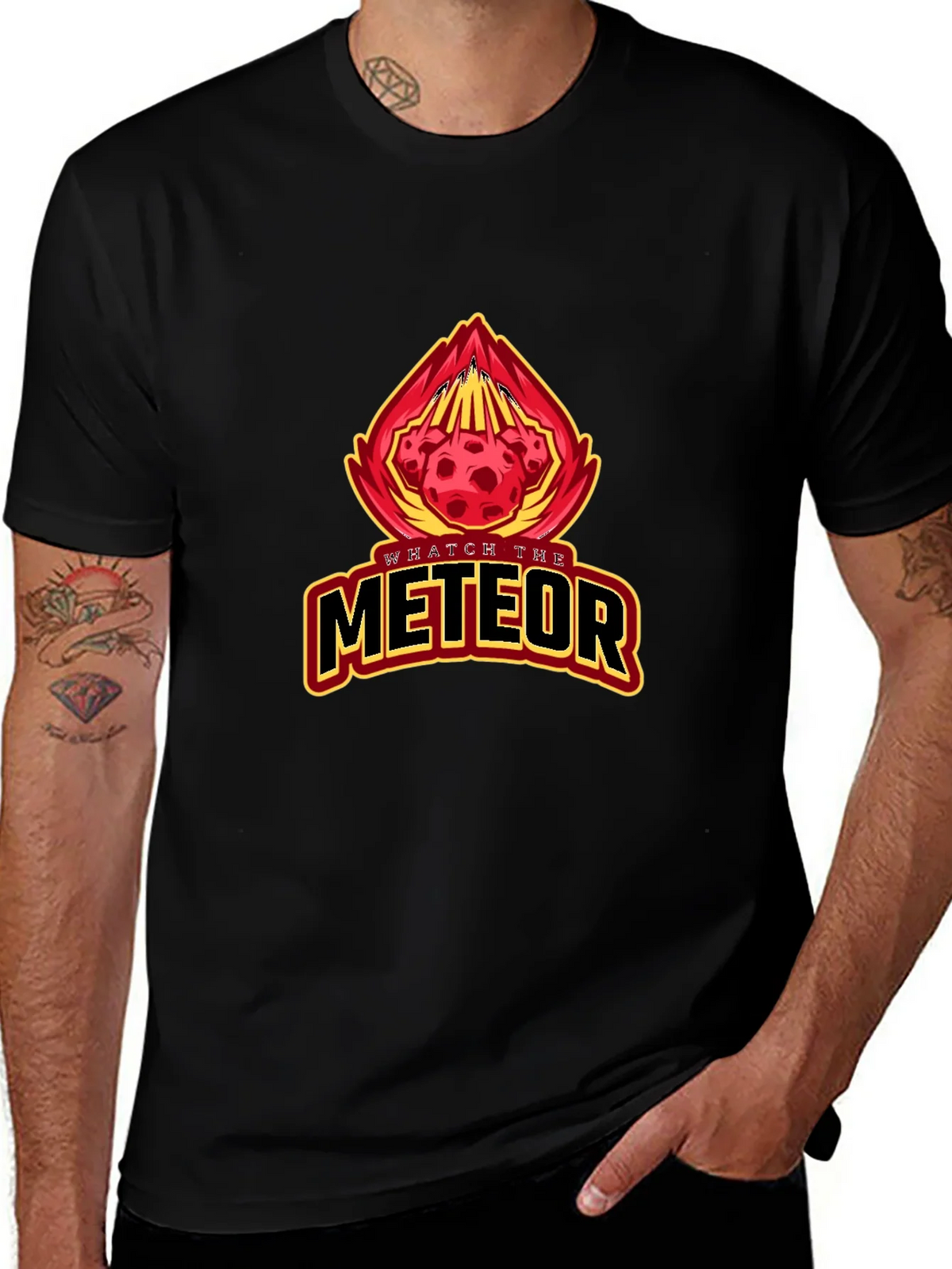 Watch the Meteor Black Graphic Tee product image 1