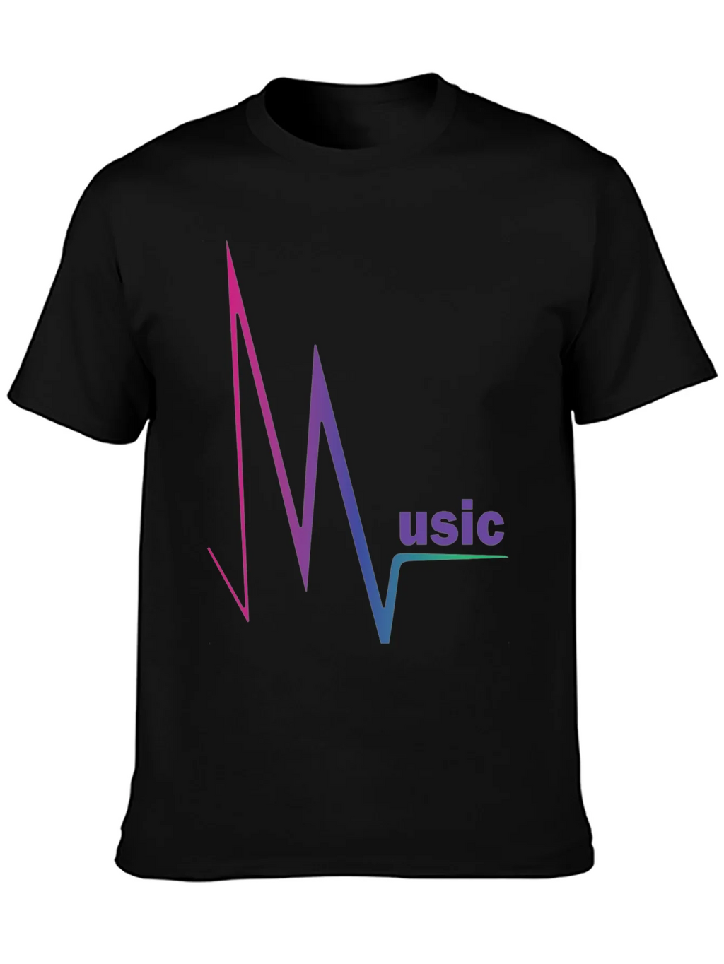 Music Pulse T-Shirt - Gradient Design Comfortable Fit product image 3