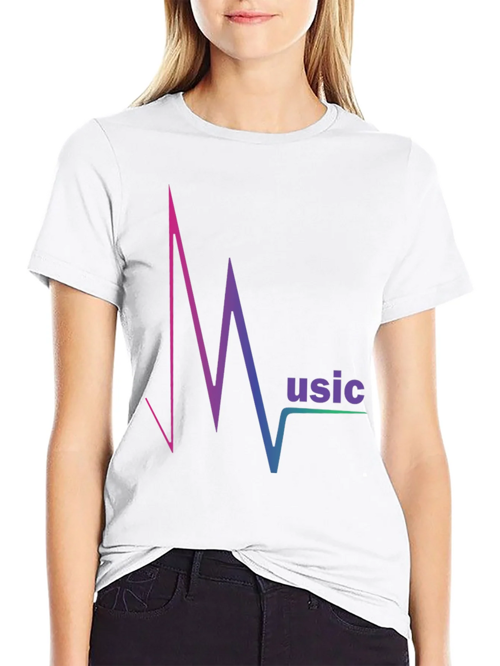 Music Pulse T-Shirt - Gradient Design Comfortable Fit product image 8