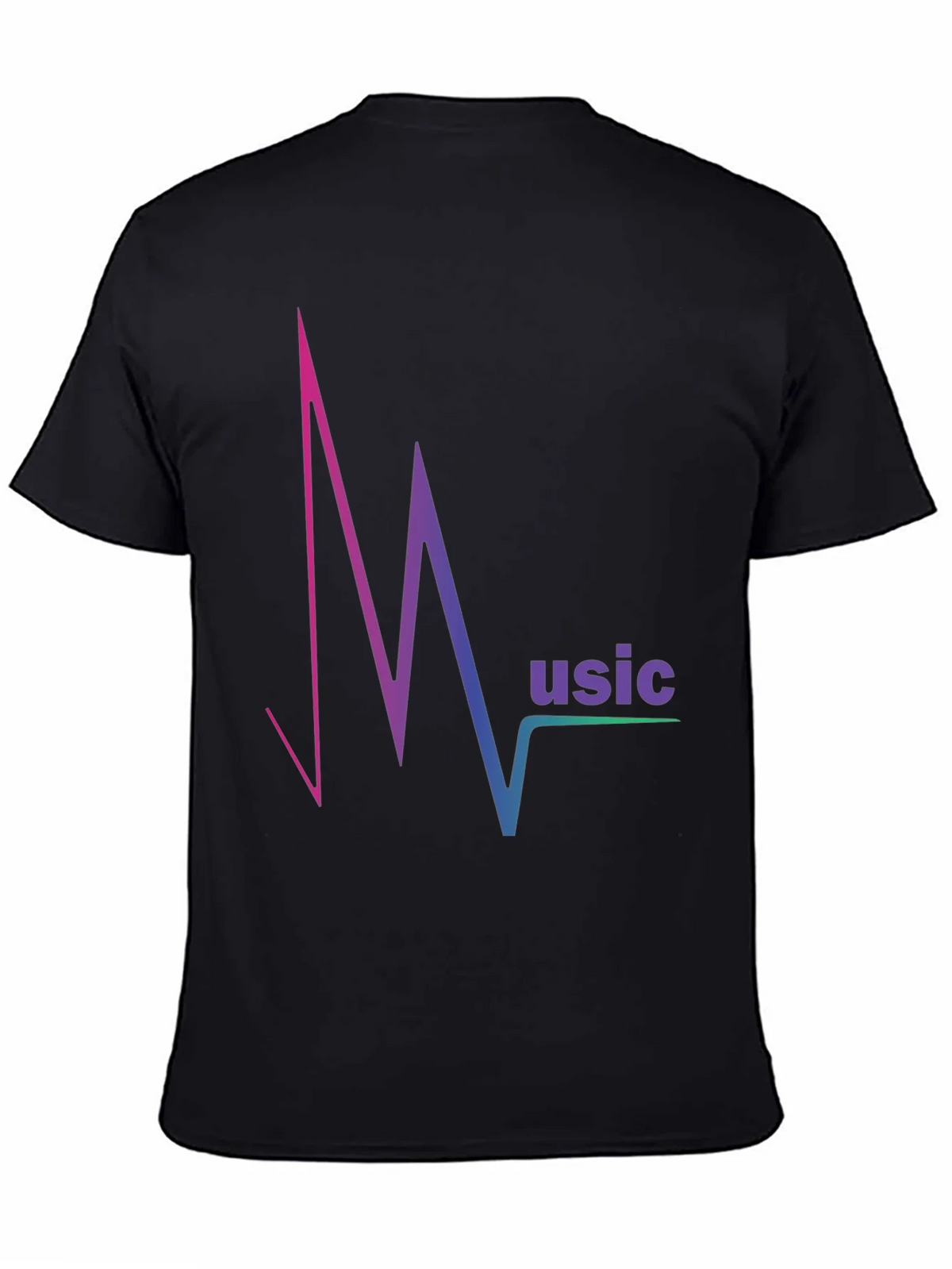 Music Pulse T-Shirt - Gradient Design Comfortable Fit product image 4