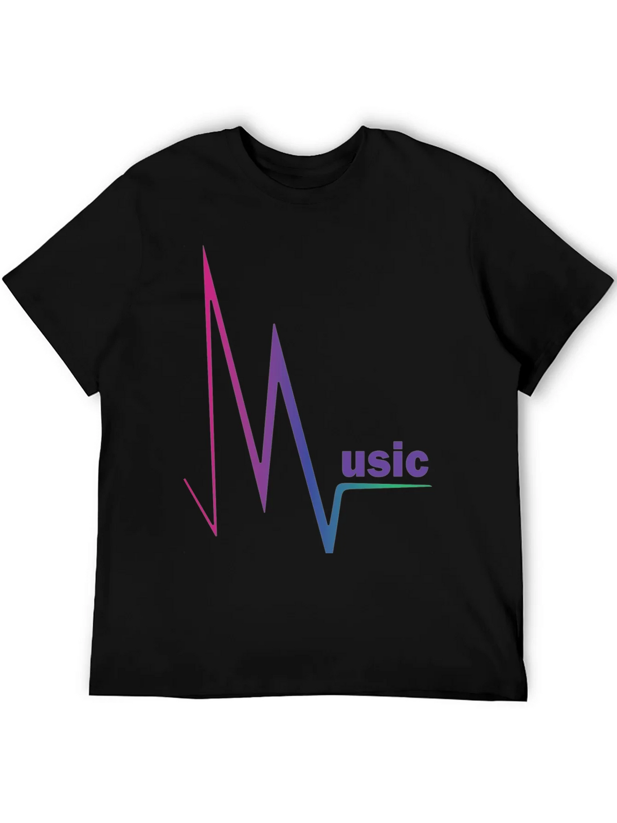 Music Pulse T-Shirt - Gradient Design Comfortable Fit product image 5