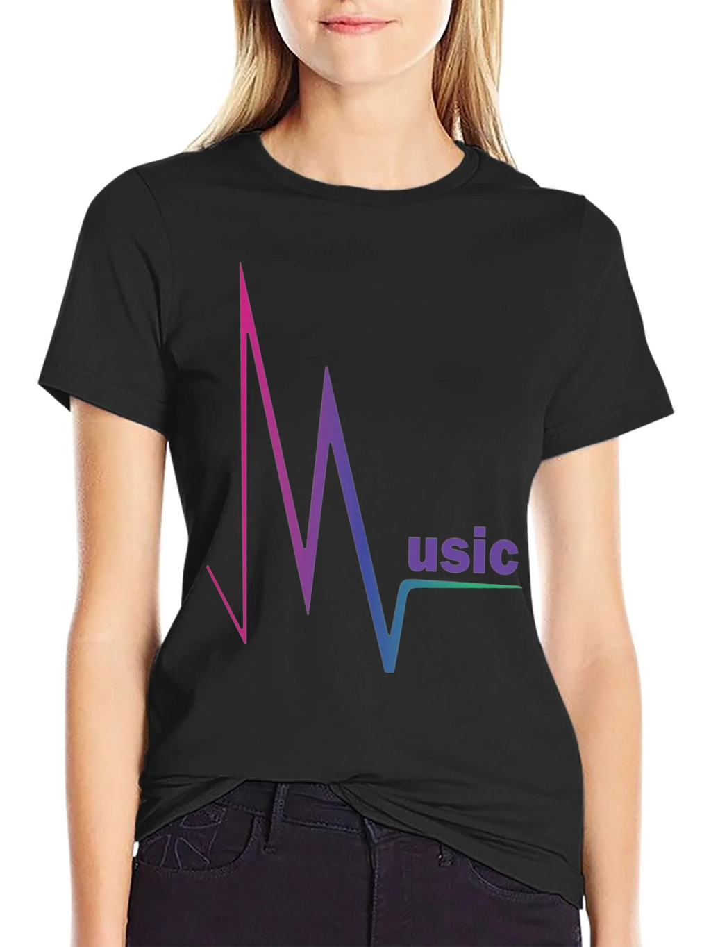 Music Pulse T-Shirt - Gradient Design Comfortable Fit product image 2