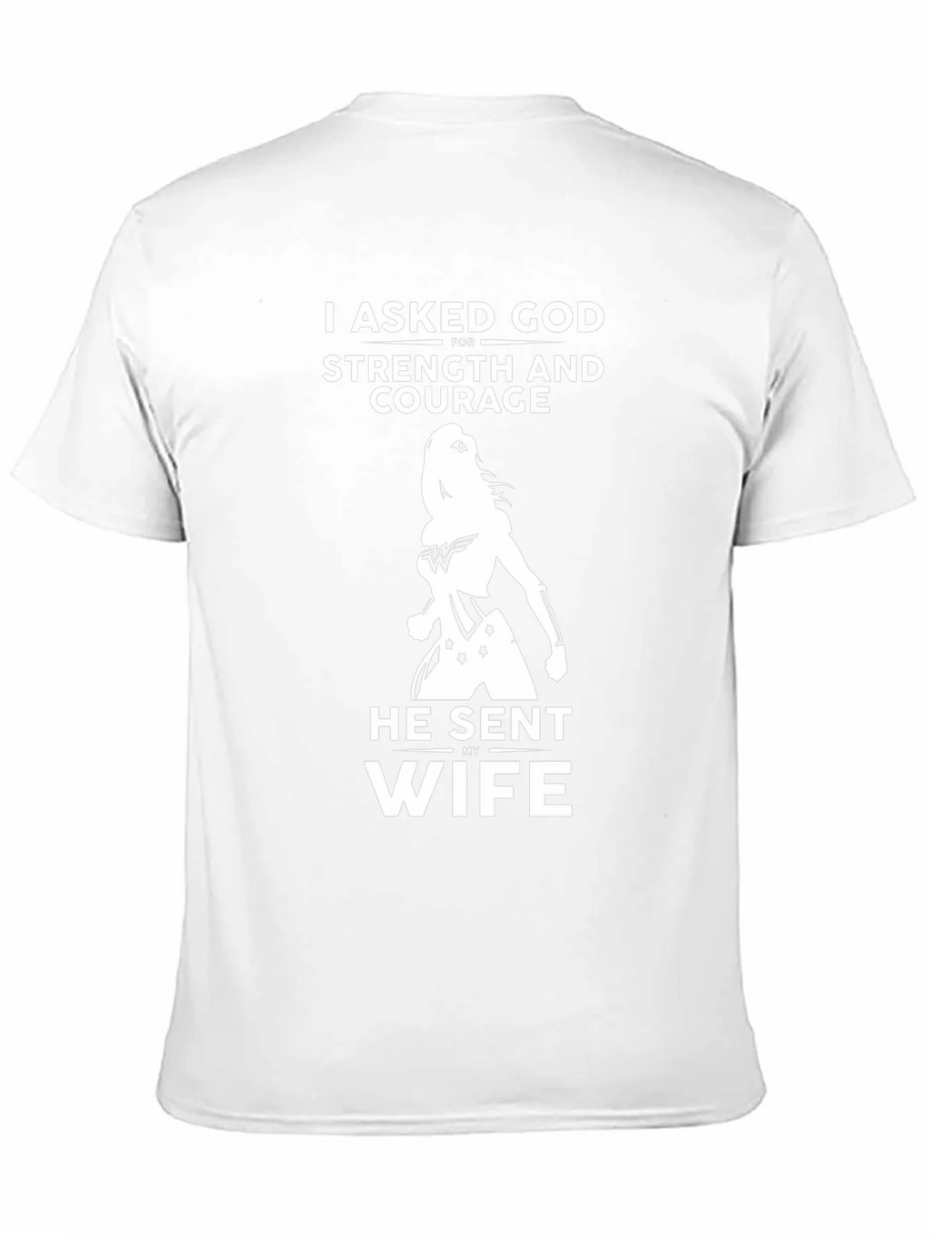 I Asked God For Strength T-Shirt - Gift Husband product image 10