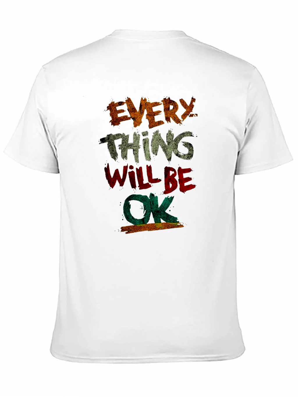 Everything Will Be OK Graphic Tee - Distressed Print product image 5