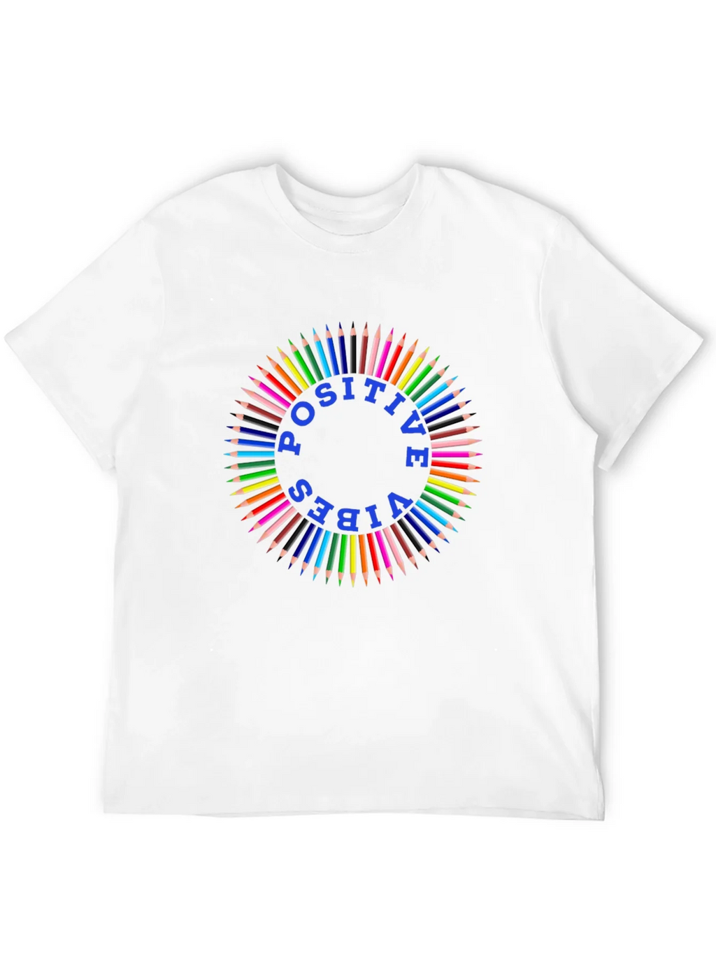 Positive Vibes Colored Pencil Graphic Tee product image 7