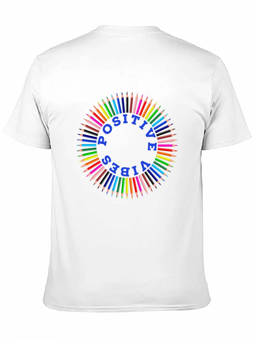 Positive Vibes Colored Pencil Graphic Tee product image 6