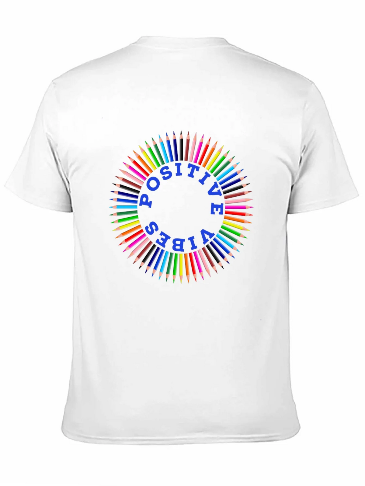 Positive Vibes Colored Pencil Graphic Tee product image 6