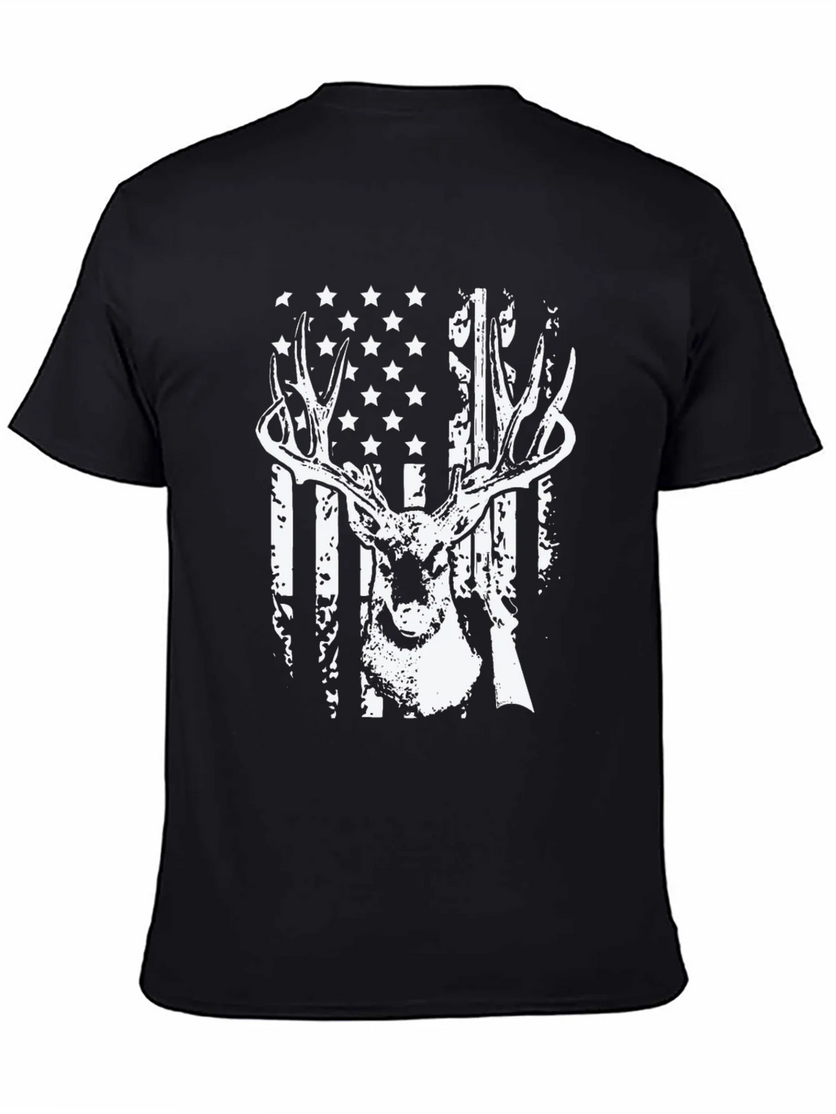 American Flag Deer Hunting T-Shirt product image 4