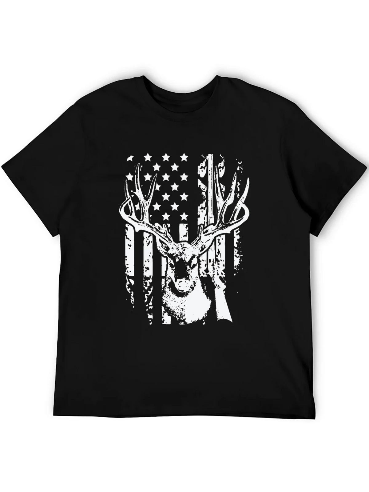 American Flag Deer Hunting T-Shirt product image 5