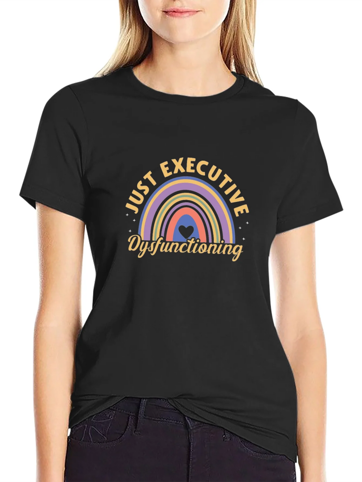 Executive Dysfunction Rainbow T-Shirt product image 2