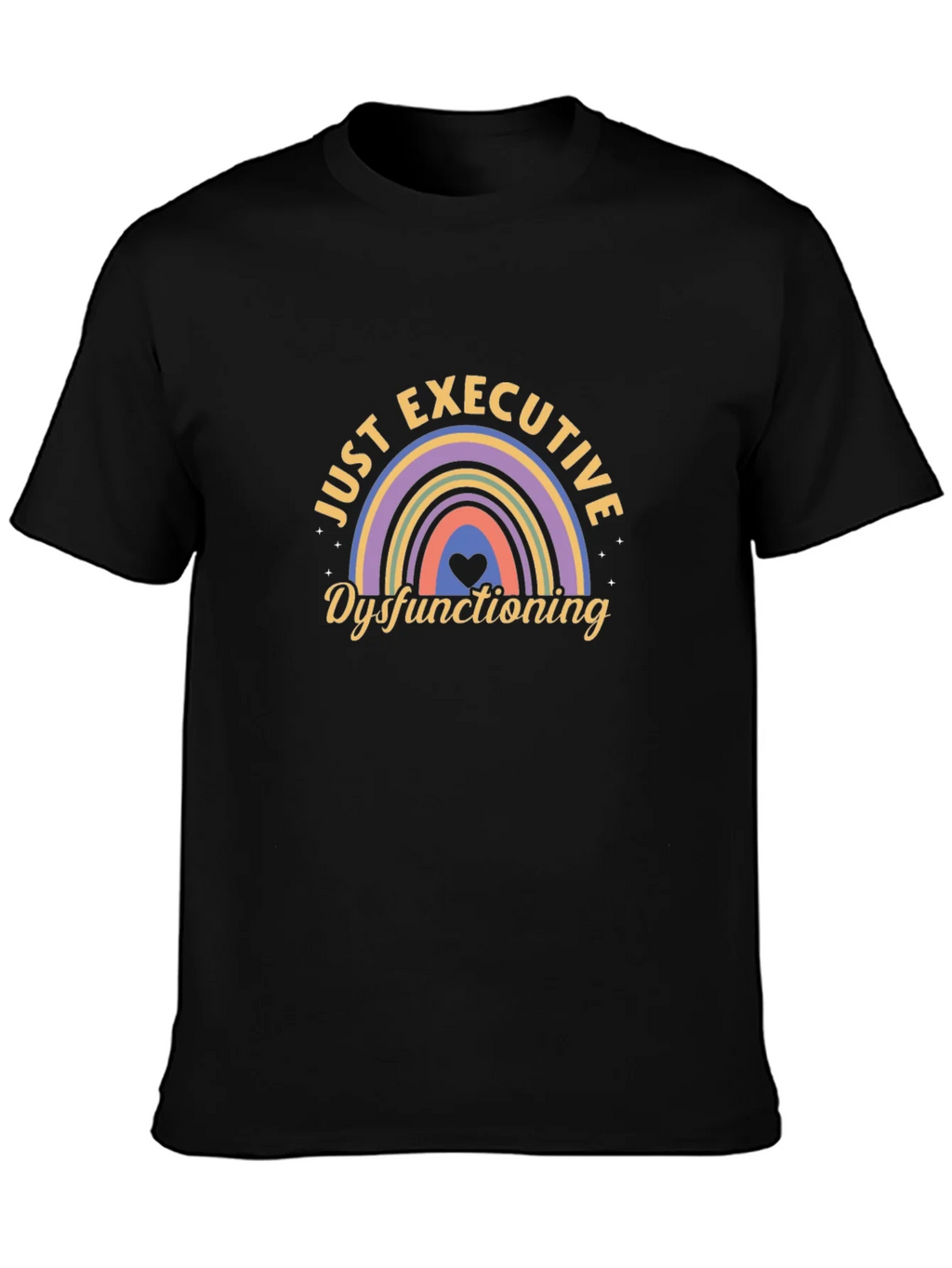Executive Dysfunction Rainbow T-Shirt product image 3