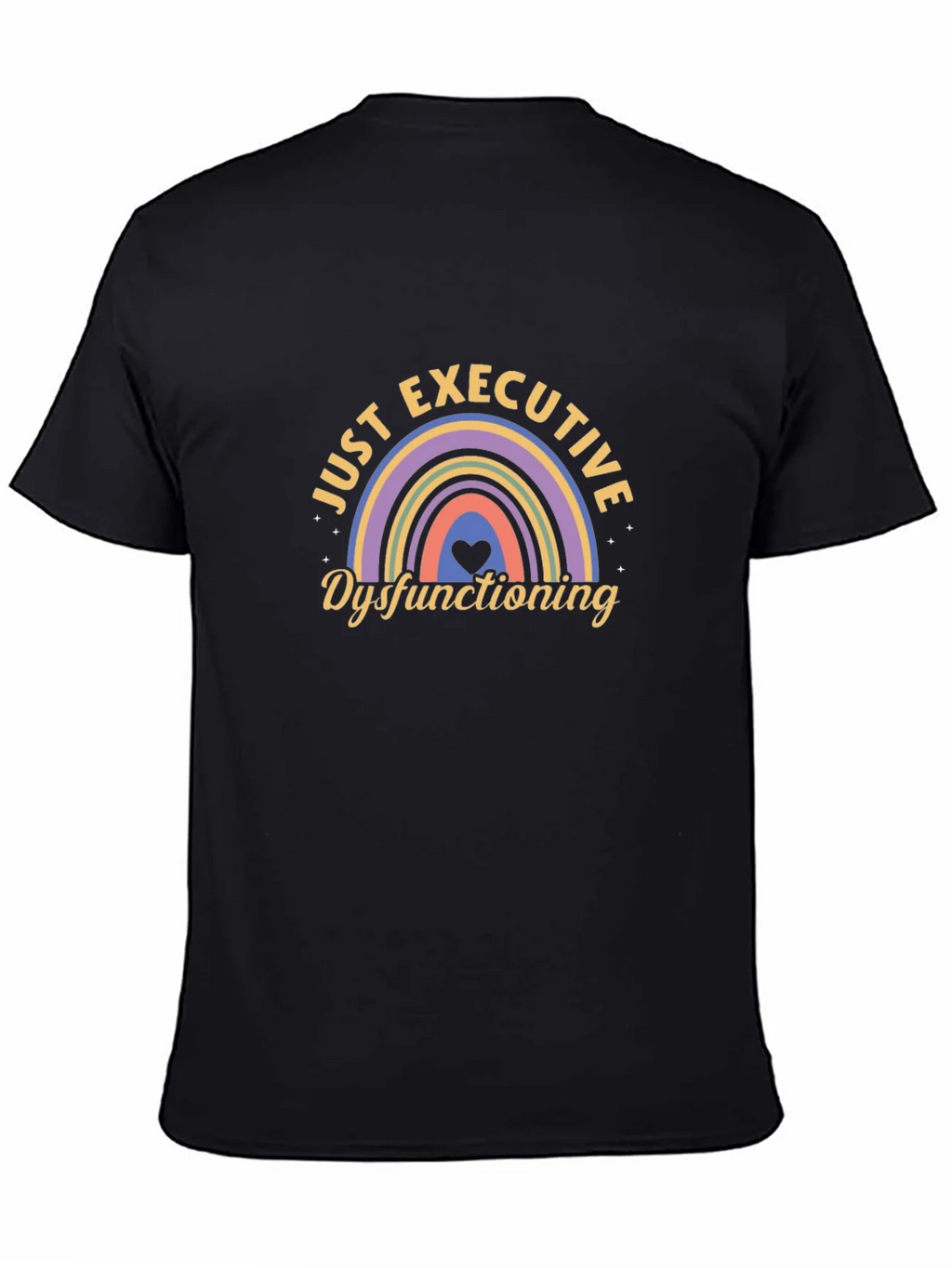 Executive Dysfunction Rainbow T-Shirt product image 4