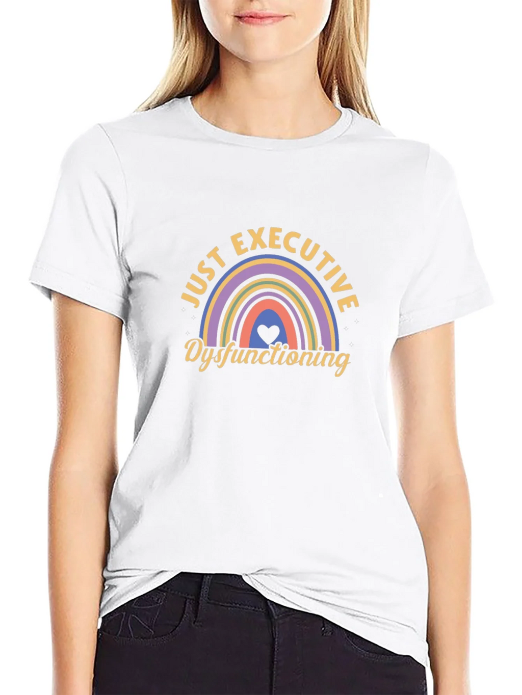 Executive Dysfunction Rainbow T-Shirt product image 8