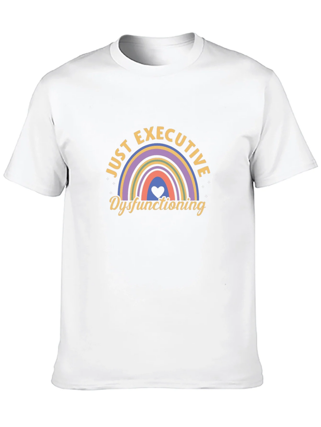 Executive Dysfunction Rainbow T-Shirt product image 9