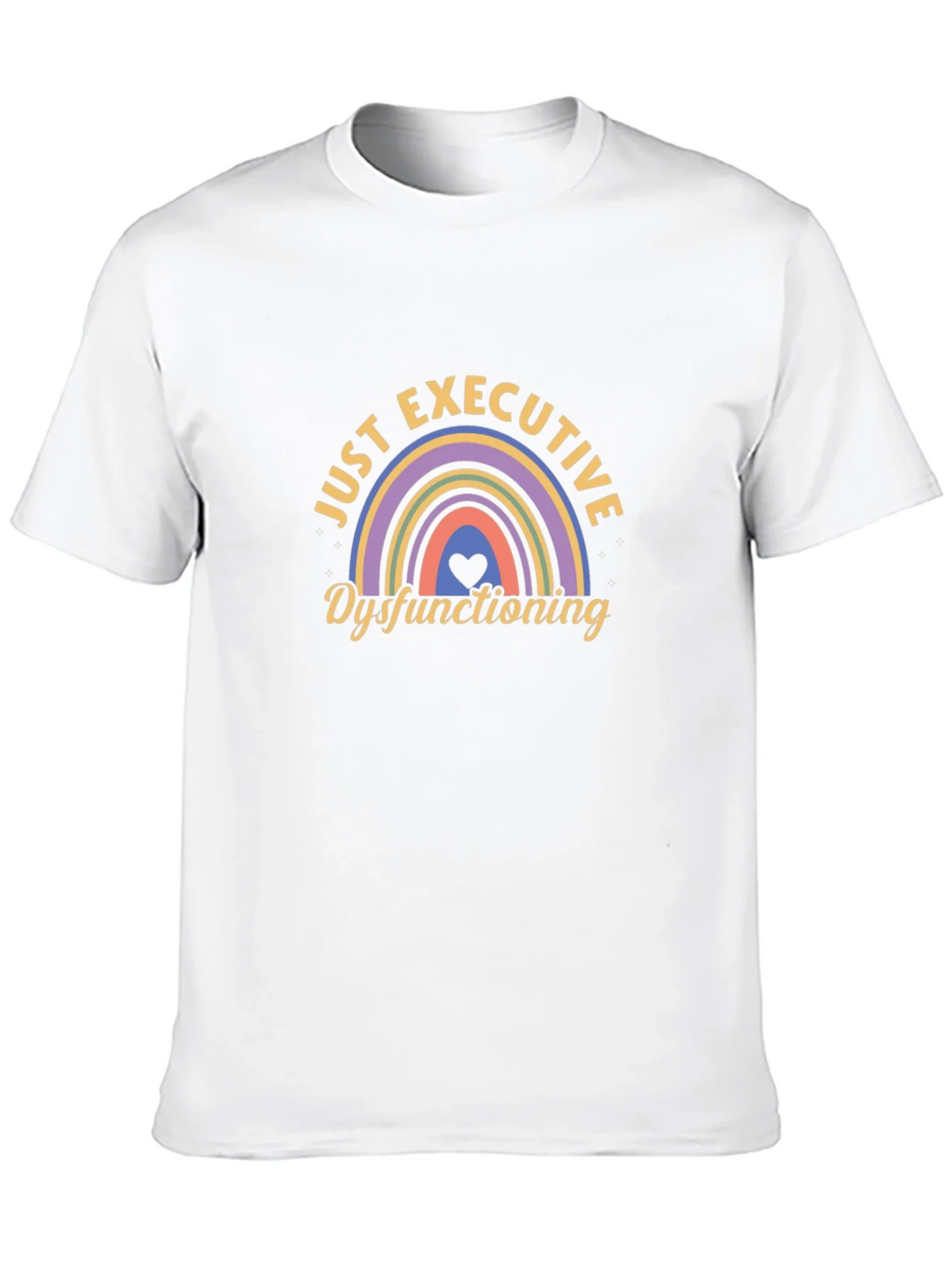 Executive Dysfunction Rainbow T-Shirt product image 9