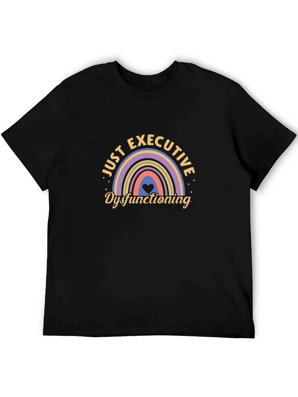 Executive Dysfunction Rainbow T-Shirt product image 5