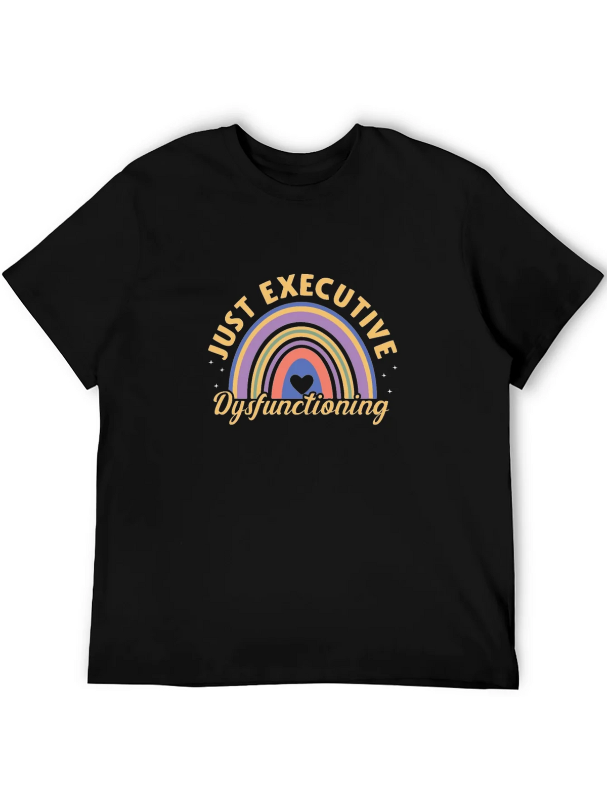 Executive Dysfunction Rainbow T-Shirt product image 5