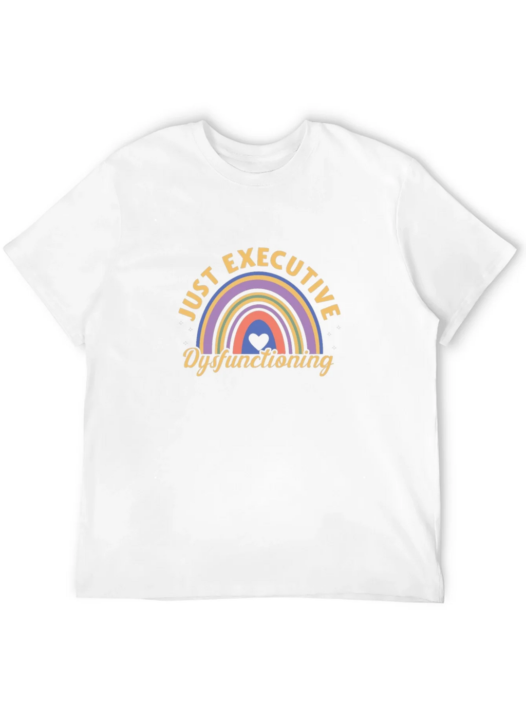 Executive Dysfunction Rainbow T-Shirt product image 11