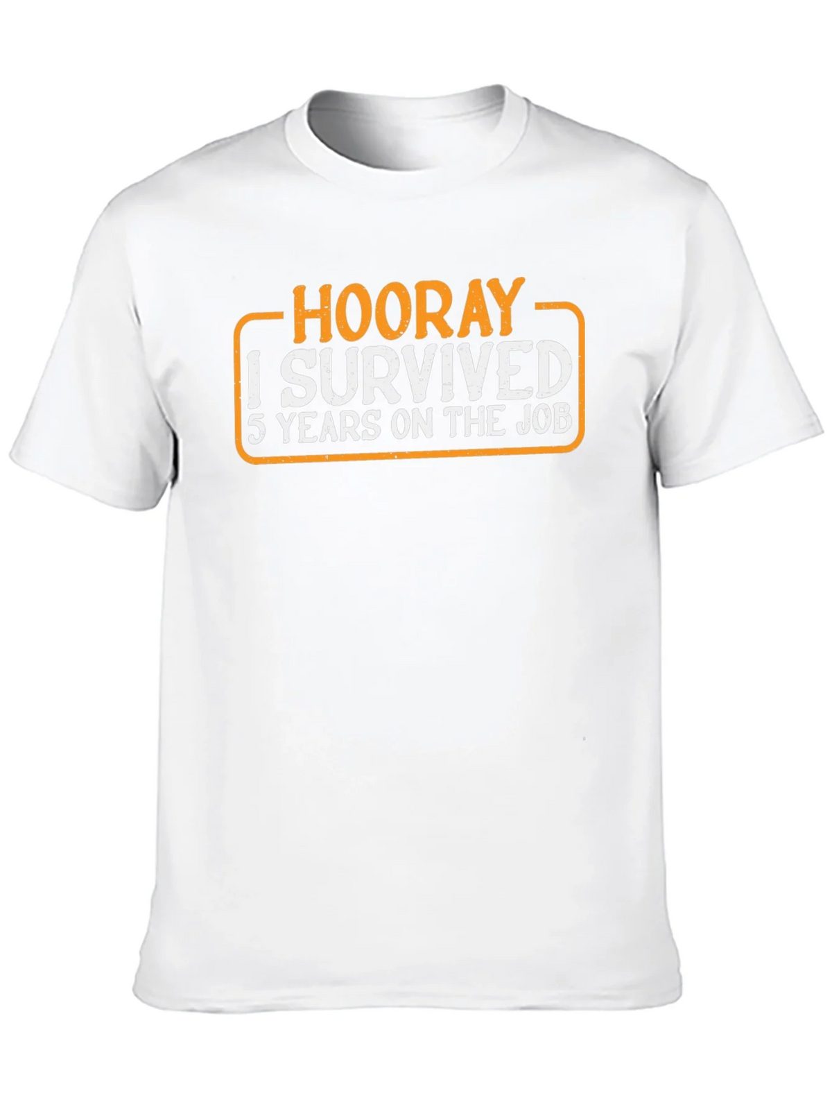 Hooray I Survived 5 Years Job T-Shirt product image 5