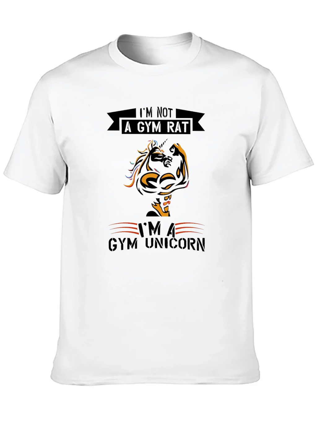 Gym Unicorn Graphic T-Shirt - Fitness Humor Tee product image 9