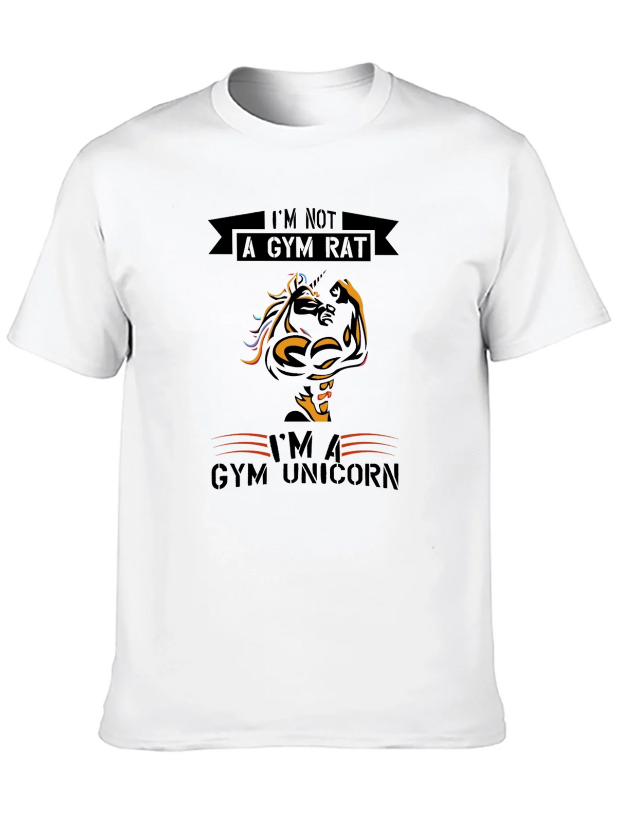 Gym Unicorn Graphic T-Shirt - Fitness Humor Tee product image 9