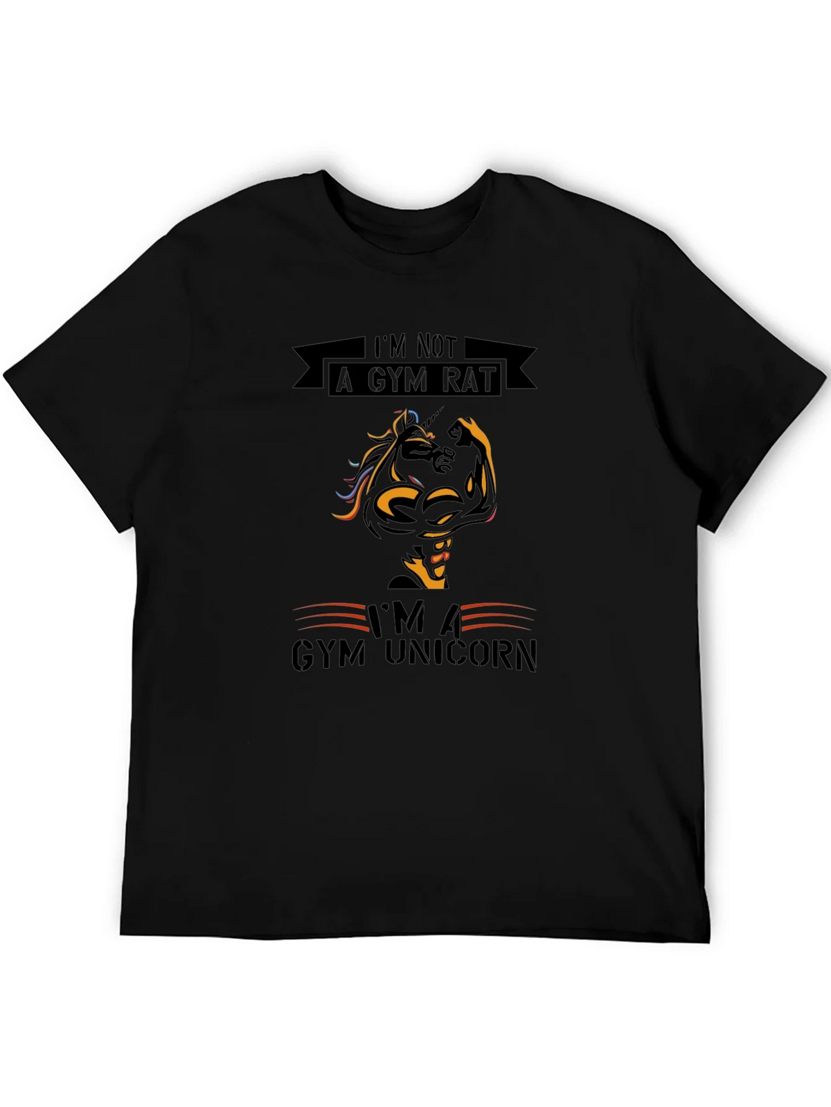 Gym Unicorn Graphic T-Shirt - Fitness Humor Tee product image 5