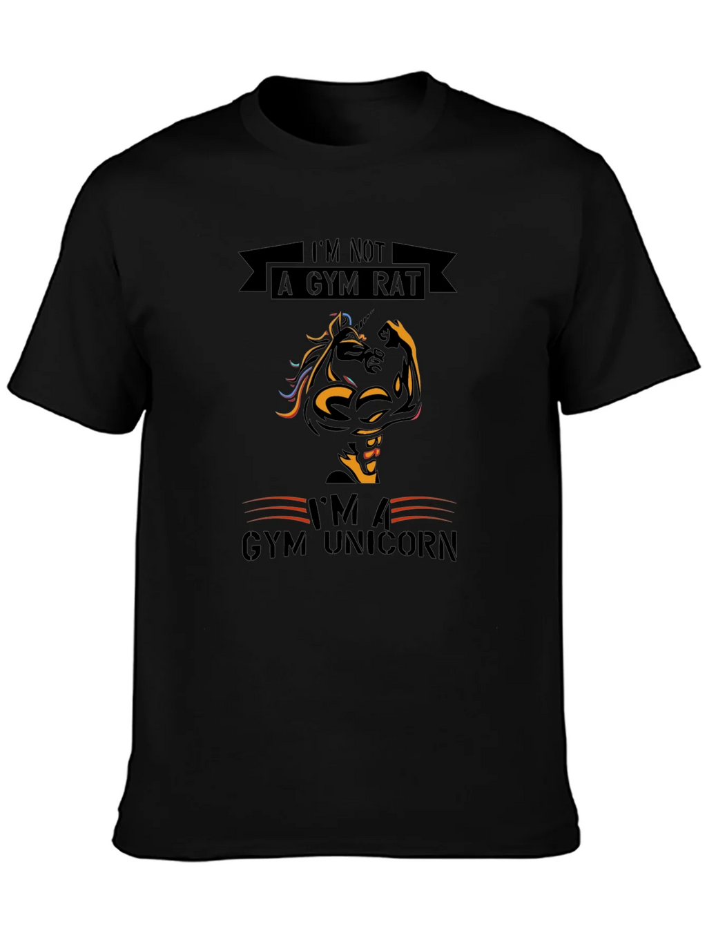 Gym Unicorn Graphic T-Shirt - Fitness Humor Tee product image 3