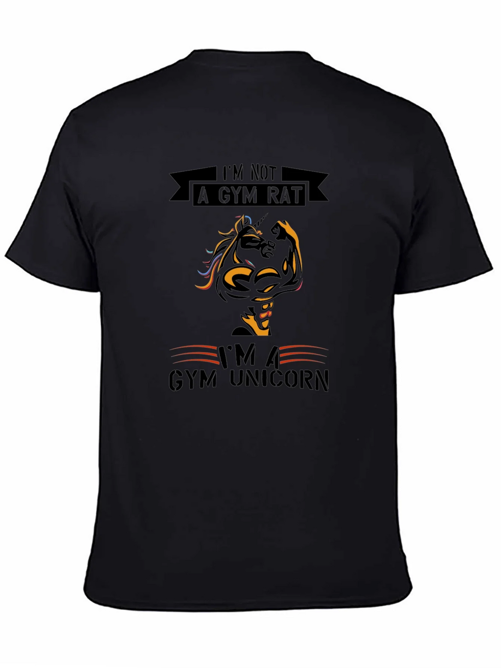 Gym Unicorn Graphic T-Shirt - Fitness Humor Tee product image 4