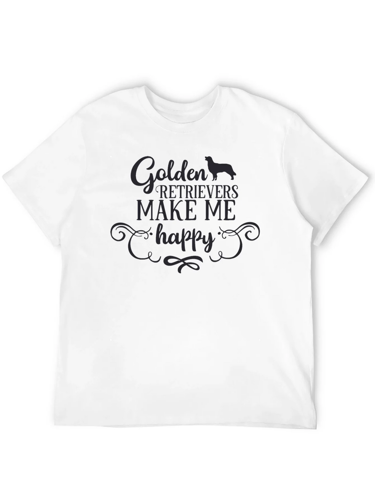 Golden Retrievers Make Me Happy T-Shirt product image 11
