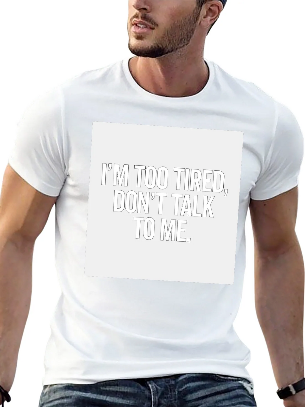 Im Too Tired Dont Talk To Me T-Shirt product image 11