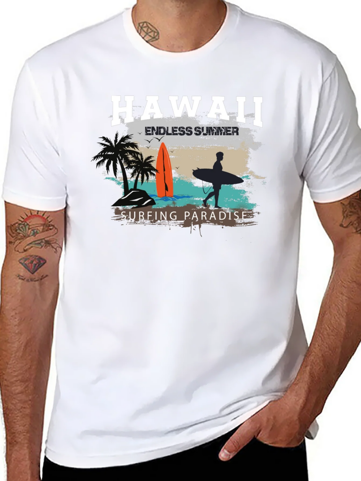 Hawaii Endless Summer Surf T-Shirt product image 7
