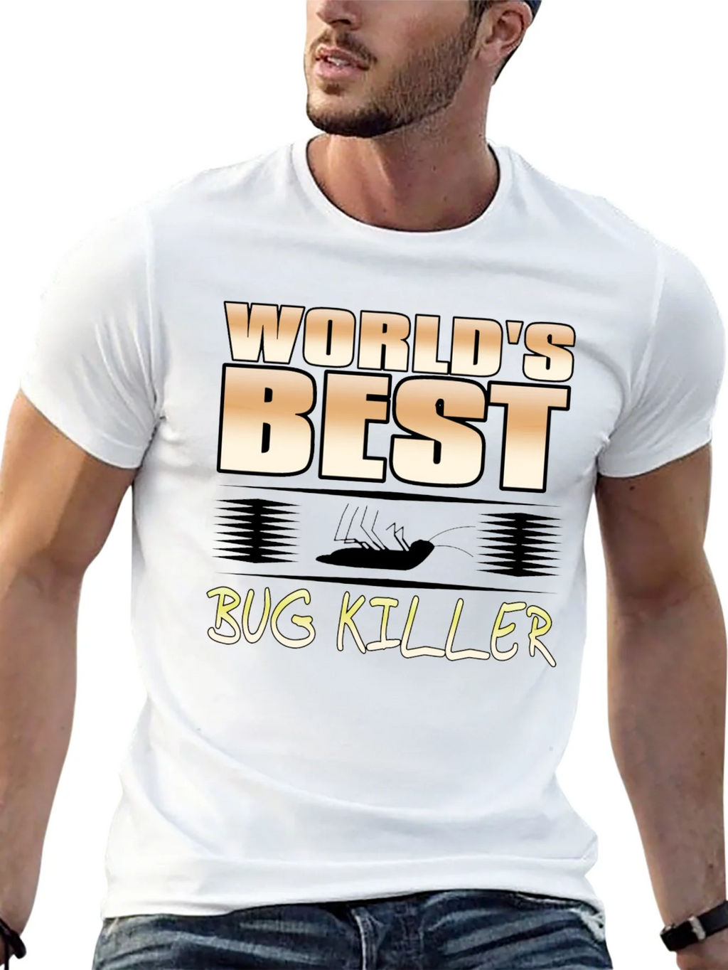 Worlds Best Bug Killer Novelty Graphic Tee product image 11