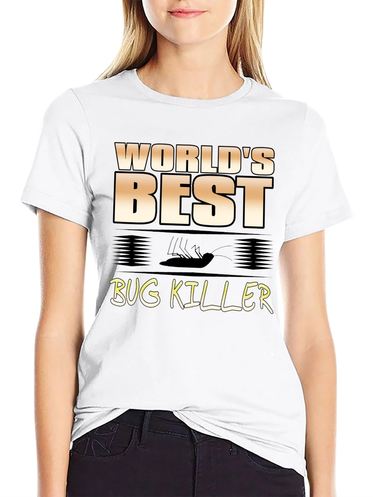 Worlds Best Bug Killer Novelty Graphic Tee product image 7