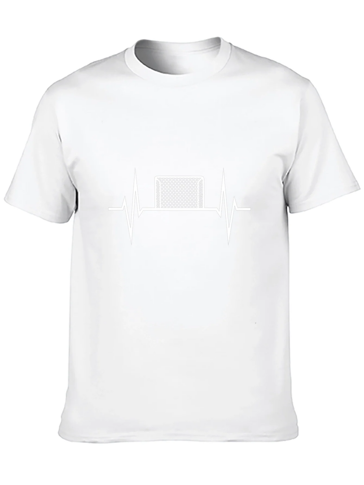 Hockey Goal Heartbeat T-Shirt - Black product image 9